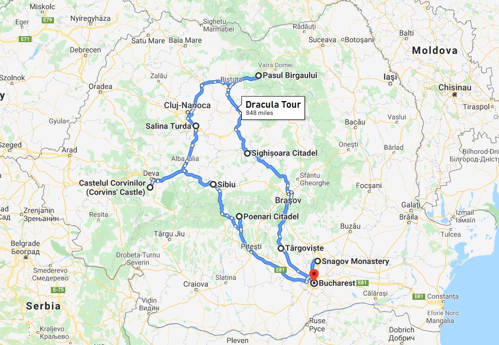 awarded dracula tour in Transylvania Romania, best time to visit Transylvania